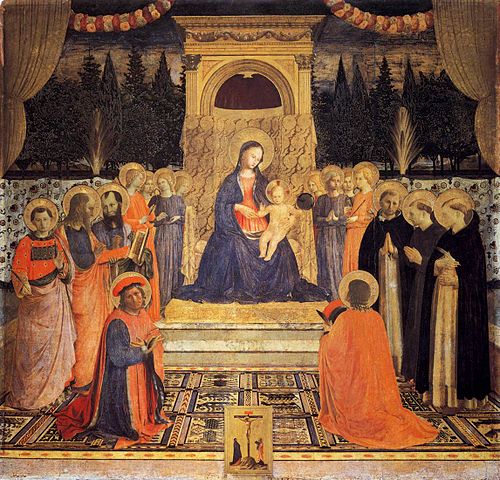 Madonna and Child with Saints, 1438, Fra Angelico