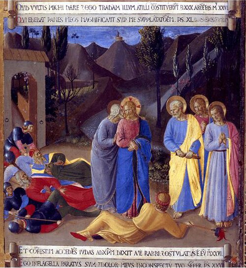 Capture of Jesus Christ, 1450, Fra Angelico