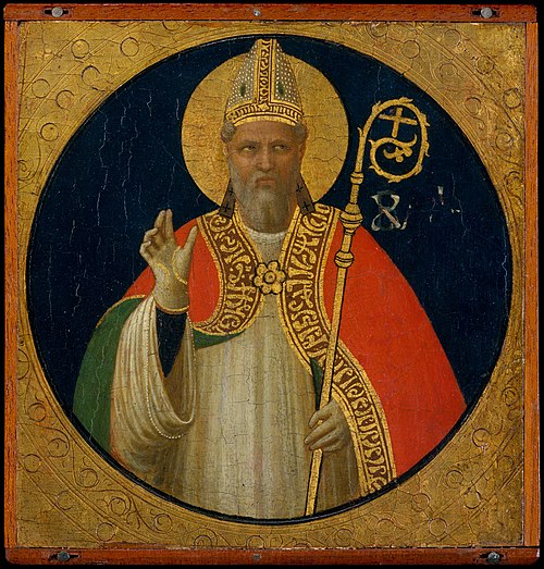 Un saint évêque, 1425, Fra Angelico