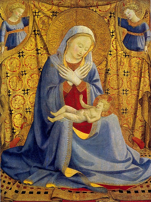 Vierge d'humilité, 1430, Fra Angelico