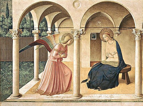 L'Annonciation du couvent San Marco, 1500, Fra Angelico
