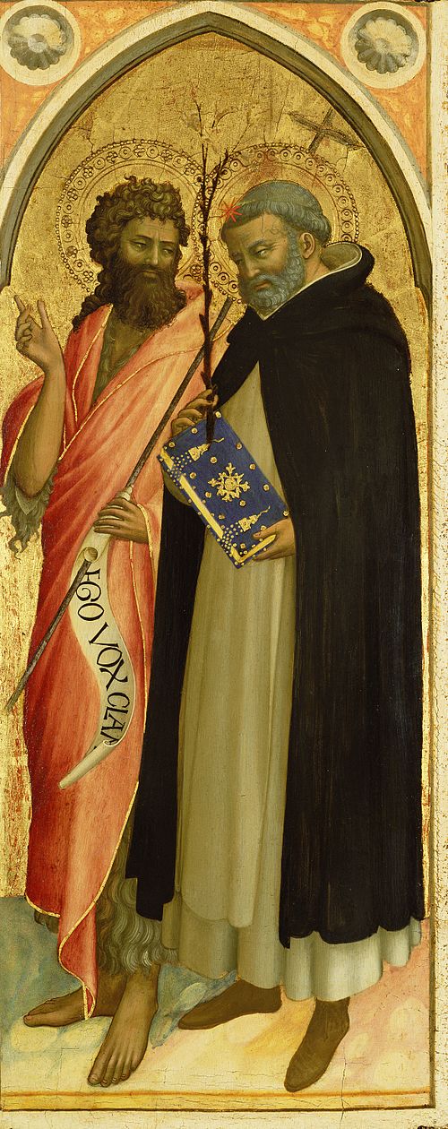 Saint John the Baptist and Saint Dominic, 1420, Fra Angelico