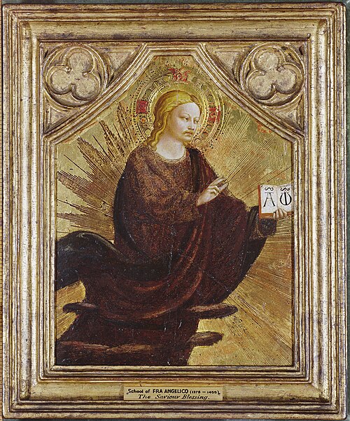 Blessing Redeemer, 1422, Fra Angelico