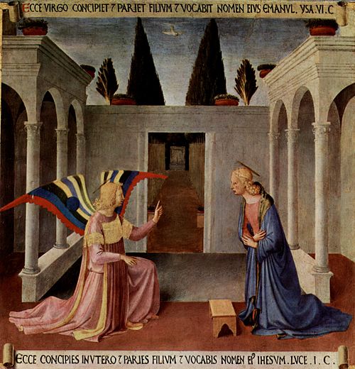 Annonciation du musée San Marco, 1451, Fra Angelico