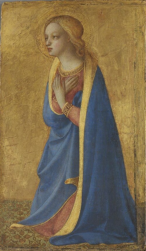 Mary of the Annuciation, 1422, Fra Angelico