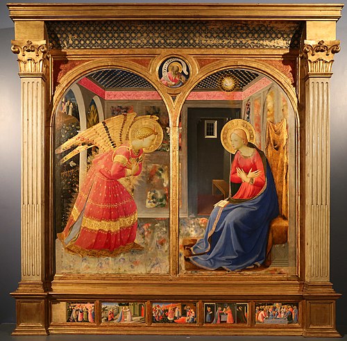 L'Annonciation de San Giovanni Valdarno, 1430, Fra Angelico