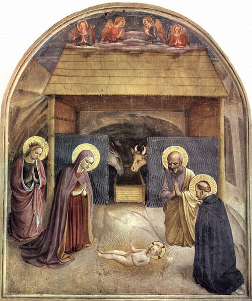 Adoration of the Child, 1500, Fra Angelico