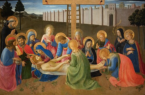 Lamentation over the Dead Christ, 1436, Fra Angelico