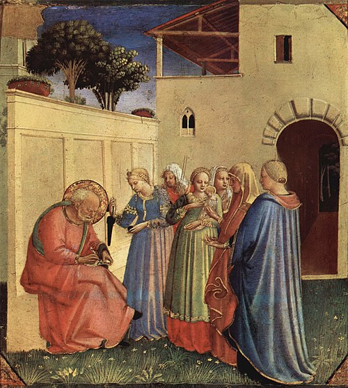 The Naming of Saint John the Baptist, 1450, Fra Angelico