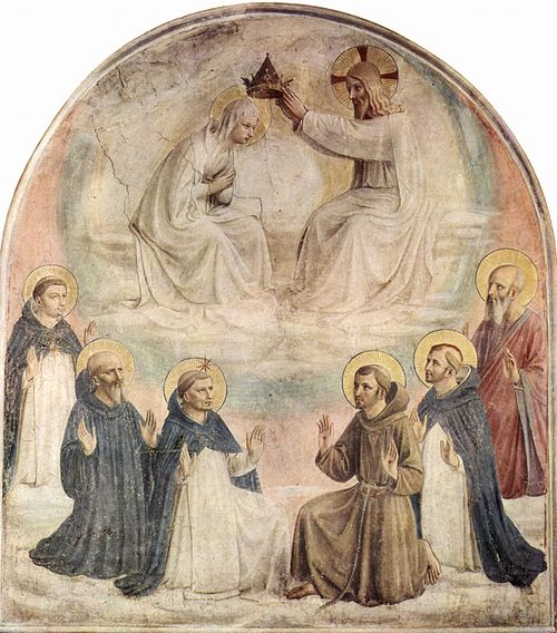 Coronation of the Virgin, 1440, Fra Angelico