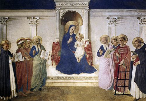 Madonna and child with saints, 1500, Fra Angelico