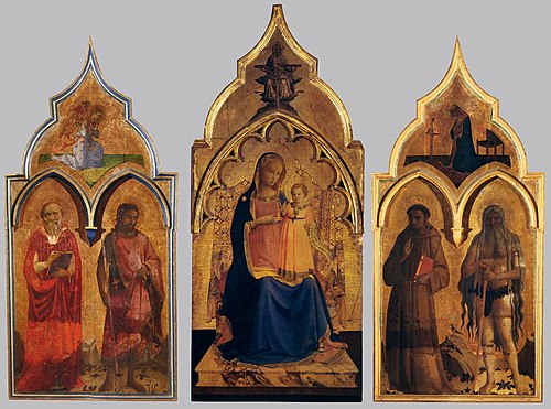 Compagnia di San Francesco altarpiece, 1420, Fra Angelico