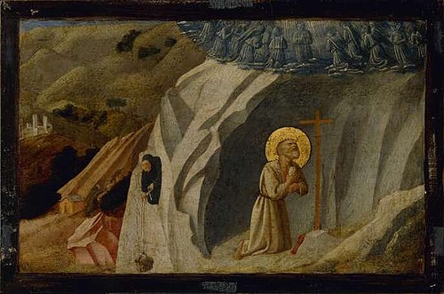 Saint Benoît à Subiaco, 1430, Fra Angelico
