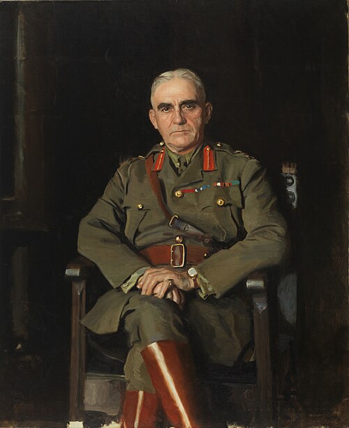 Lieutenant General Sir Sam Hughes, 1918, Harrington Mann