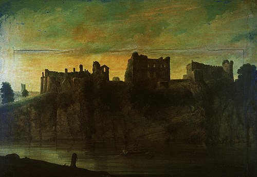 Chepstow Castle, 1800, J. Ashford