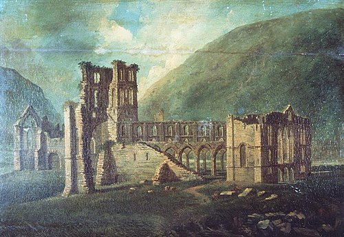 Llanthony Abbey, 1800, J. Ashford