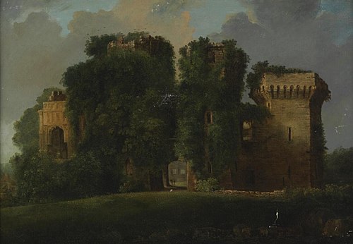 Raglan Castle, 1820, J. Ashford