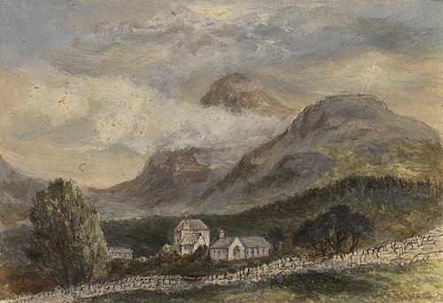 Snowdon from Snowdon Hall, 1859, E. Hodson