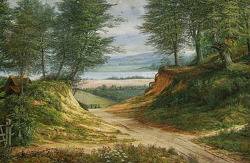 Gainsborough Lane, Ipswich, 1877, William Buck