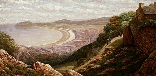 Llandudno from the Great Ormes Head, 1870, William Buck