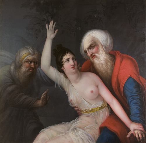Susanna and the elders, 1800, Joseph Flaugier