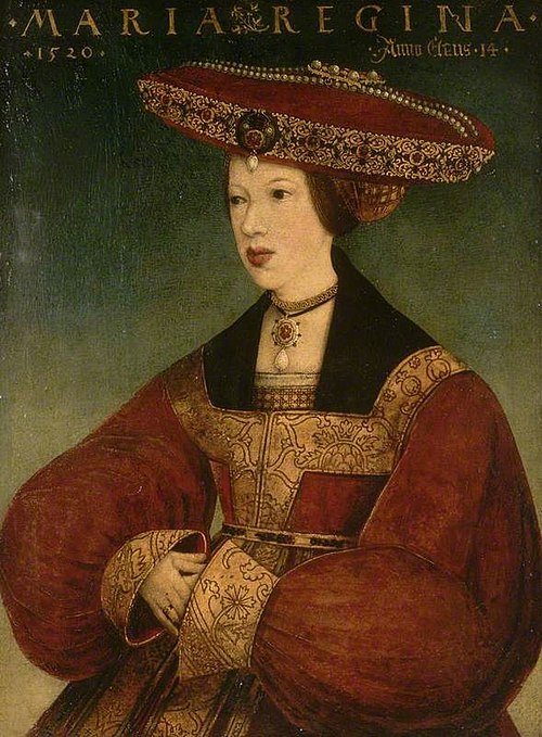Mary of Austria (1505–1558) (also known as Mary of Hungary), 1520, Hans Maler