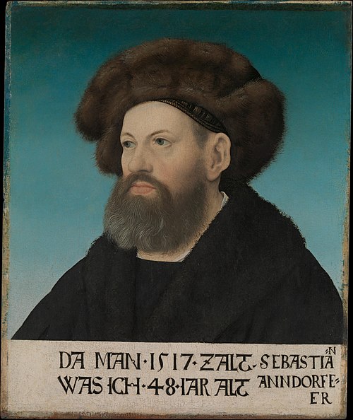 Sebastian Andorfer (1469–1537), 1517, Hans Maler