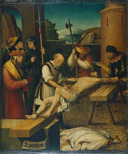 Martyrdom of the Apostle Bartholomew, 1522, Hans Maler
