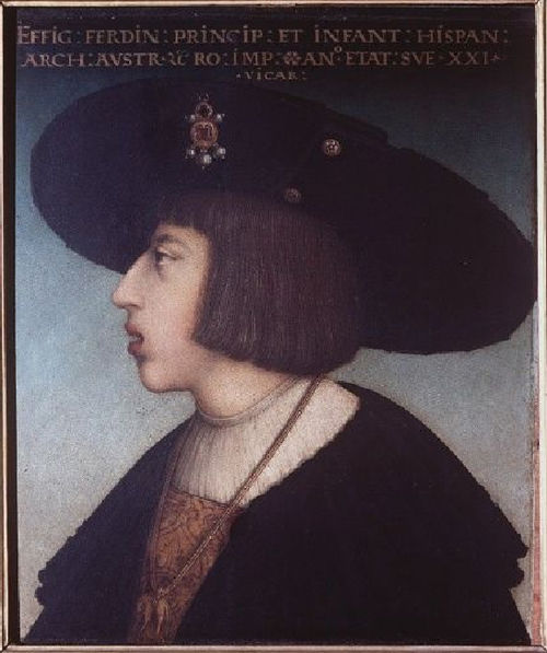 Portrait de Ferdinand Ier du Saint-Empire, 1524, Hans Maler