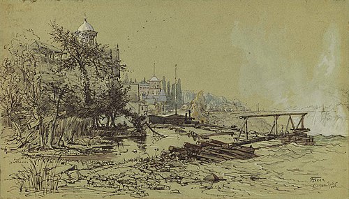 Niagara Falls, 1862, Harry Fenn