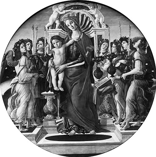 Madonna dei Cantelabri, 1450, Sandro Botticelli