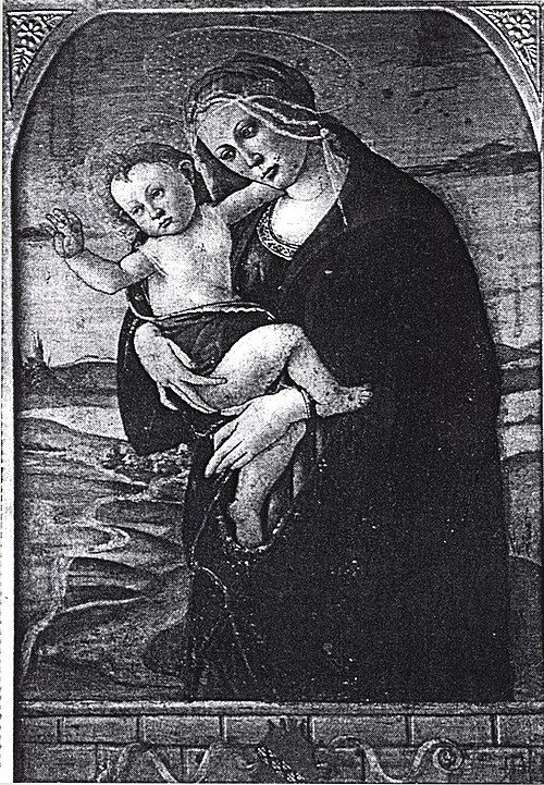 The Virgin and Child, , Sandro Botticelli