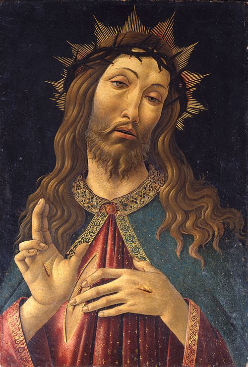 Homme de douleurs, 1500, Sandro Botticelli