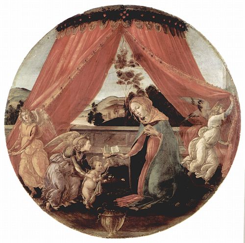 La Madone du pavillon, 1490, Sandro Botticelli