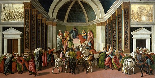 Histoire de Virginie Romana, 1501, Sandro Botticelli