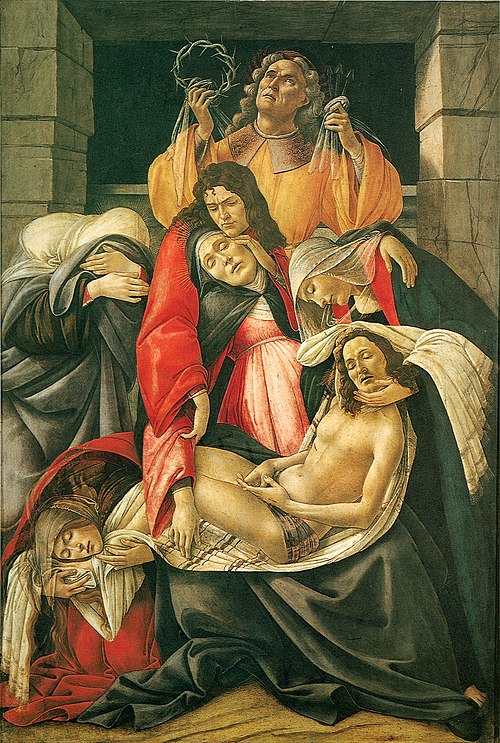 La Lamentation sur le Christ mort, 1490, Sandro Botticelli