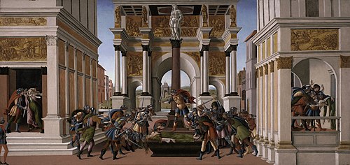 La Tragédie de Lucrèce, 1500, Sandro Botticelli