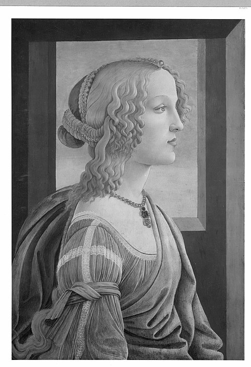 Weibliches Bildnis, 1485, Sandro Botticelli