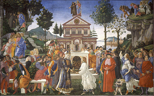Les Tentations du Christ, 1480, Sandro Botticelli