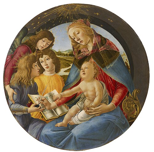 La Madone du Magnificat, 1480, Sandro Botticelli