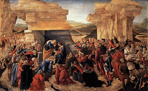 L'Adoration des mages, 1500, Sandro Botticelli