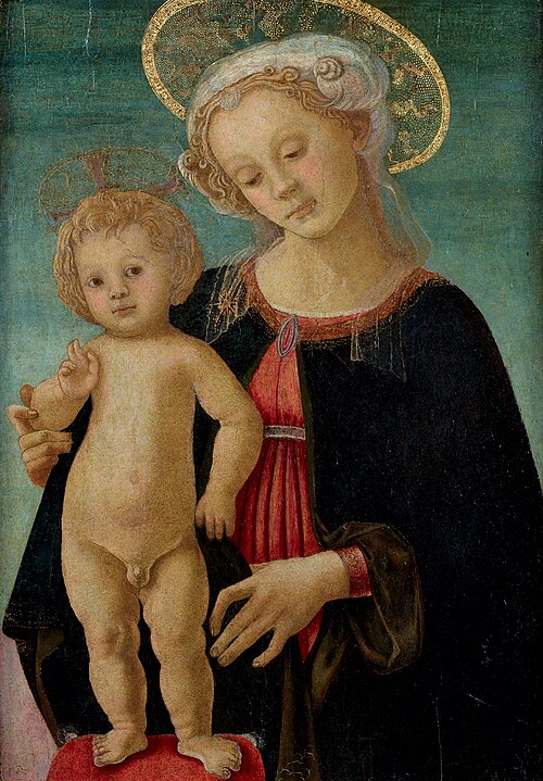 Vierge à l'Enfant, 1470, Sandro Botticelli