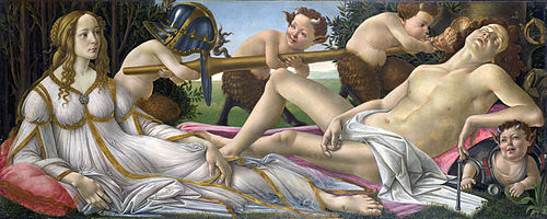 Peintures mythologiques, 1480, Sandro Botticelli