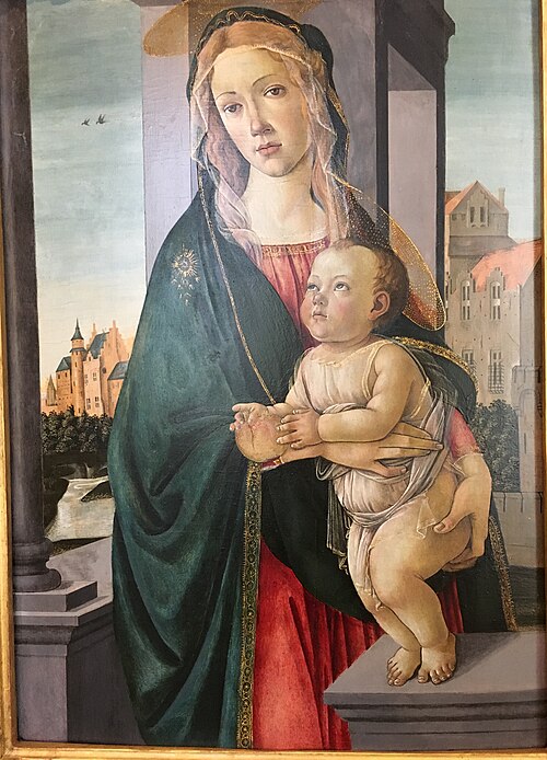 Vierge à l'Enfant, 1490, Sandro Botticelli