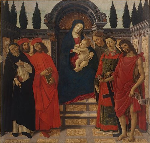 retable du Trebbio, 1495, Sandro Botticelli