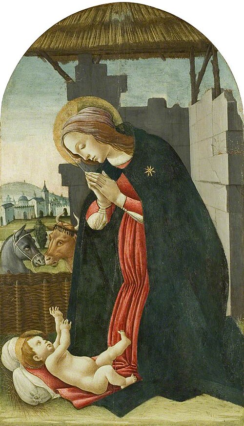 The Madonna Adoring the Infant Christ, 1505, Sandro Botticelli