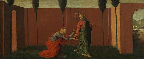 Noli me Tangere (predella, panel three), 1930, Sandro Botticelli