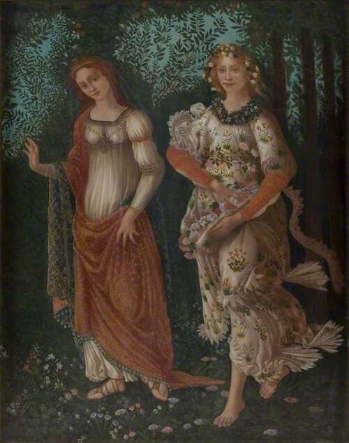 Detail from Botticelli's 'Primavera', , Sandro Botticelli