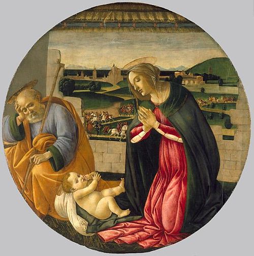 L'Adoration, 1490, Sandro Botticelli