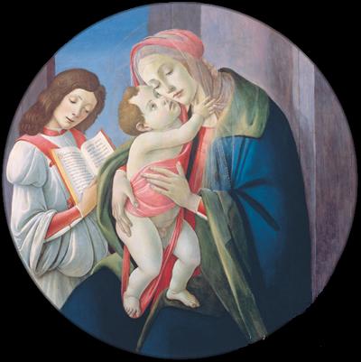 Madonna and Child with an Angel, 1490, Sandro Botticelli